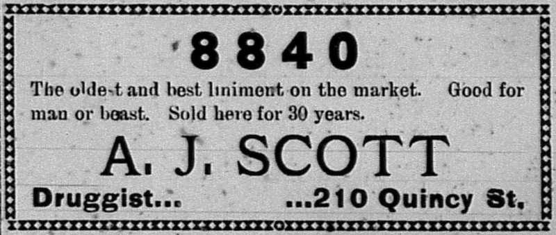 Newspaper ad - <i>The Evening Journal</i>, 21 Sep 1905